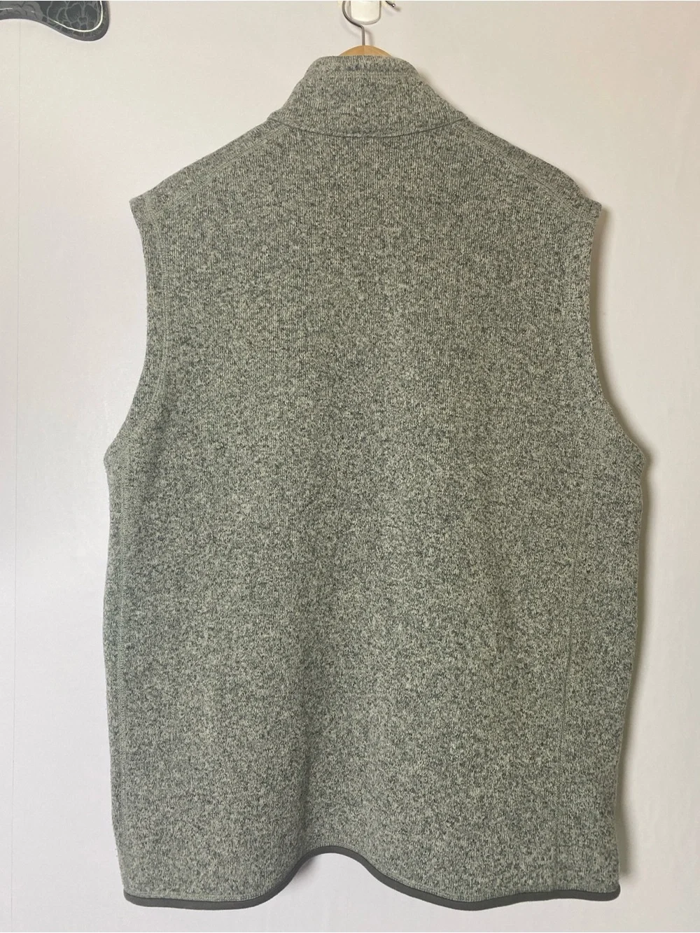 Patagonia Men's Better Sweater Fleece Vest XXL Gray Full zip Pockets